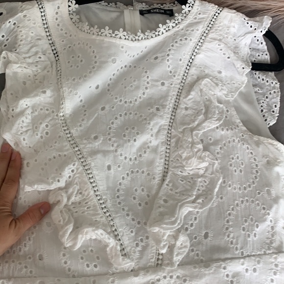 NWOT Eyelet Dress - Picture 2 of 8